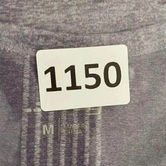 BCG Heather Purple Women’s Crewneck Long Sleeves Thumbhole Sporty SZ M #1150 - Picture 13 of 14